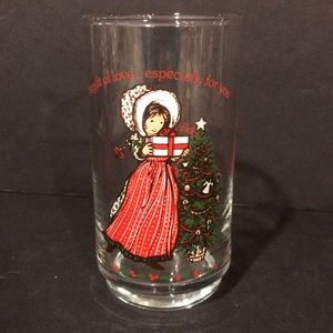 Limited Edition Coca Cola “Holly With Gift” Holiday Glasd